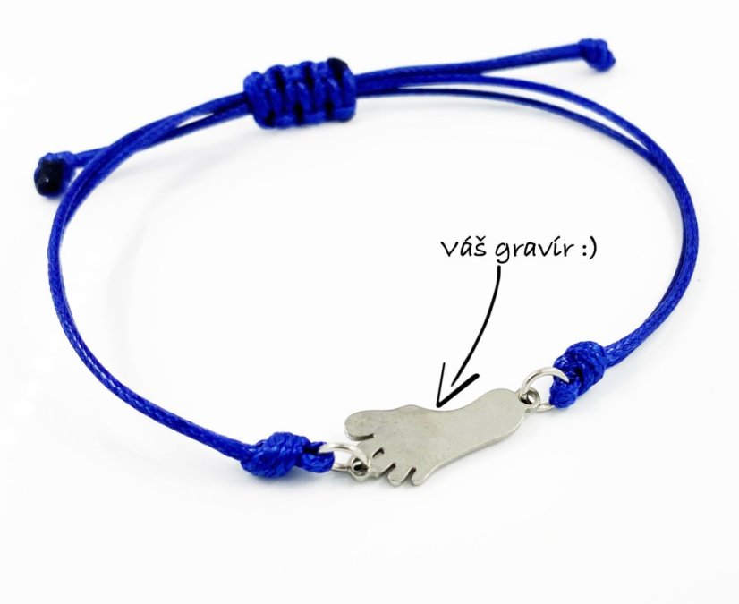 Náramek s ocelovou nožičkou