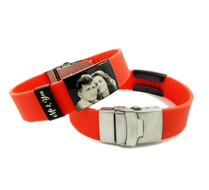 Náramek s gravírováním NM05 MAXI RED