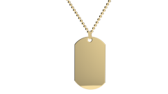 PRÍVESOK S GRAVÍROVANÍM FOTOGRAFIE - ARMY Yellow