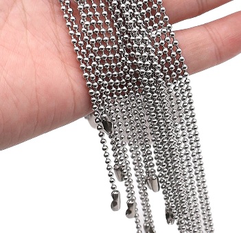 Kuličkový řetízek z chirurgické oceli 60 cm