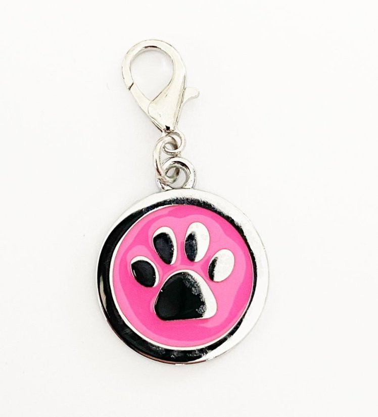 Prívesok pre psa s gravírovaním - labka