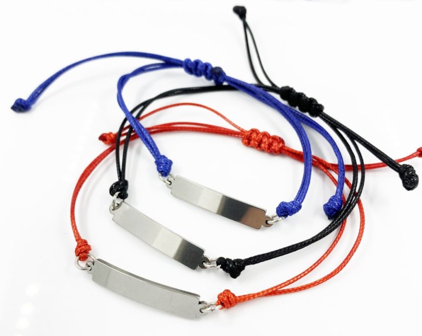 Karkötő nemesacél lemezzel - téglalap