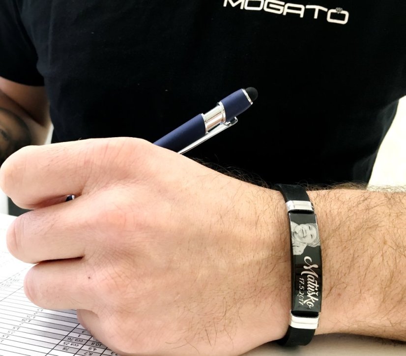 Náramok s gravírovaním NM03F