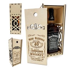 Darčekové balenie na fľašu