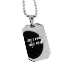 PŘÍVĚSEK S GRAVÍROVÁNÍM FOTOGRAFIE - ARMY MINI