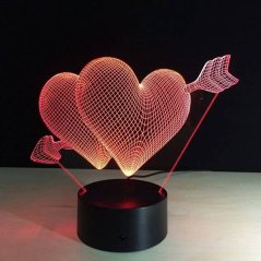 LED lampa SRDÍČKA