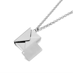 Přívěsek obálka s gravírováním textu