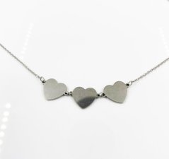 Náhrdelník s voliteľným počtom srdiečok