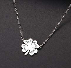 Prívesok štvorlístok s retiazkou