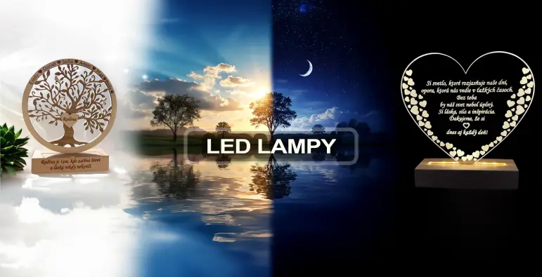 Gravírované LED lampy