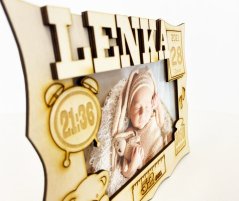 Pamätná tabuľka pre novorodenca s fotografiou