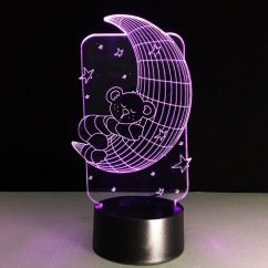 LED lampa MĚSÍC