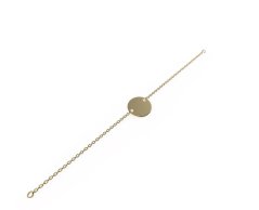 Zlatý náramok s kruhom