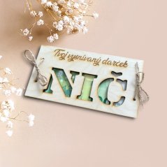 Obálka na peniaze NIČ