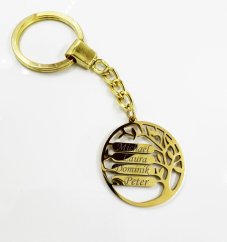 KĽÚČENKA S GRAVÍROVANÍM MIEN - STROM ŽIVOTA