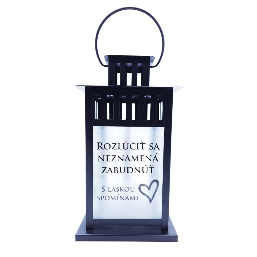 GRAVÍROZOTT EMLÉKLÁMPÁS FOTÓVAL – ACÉL ÉS ÜVEG SÍRKÁMPÁS (28 cm)