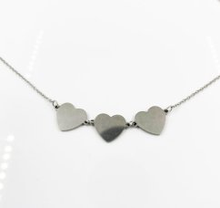 Náhrdelník s voliteľným počtom srdiečok