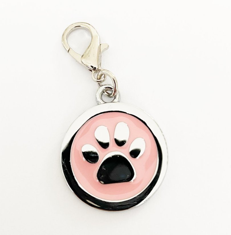 Prívesok pre psa s gravírovaním - labka