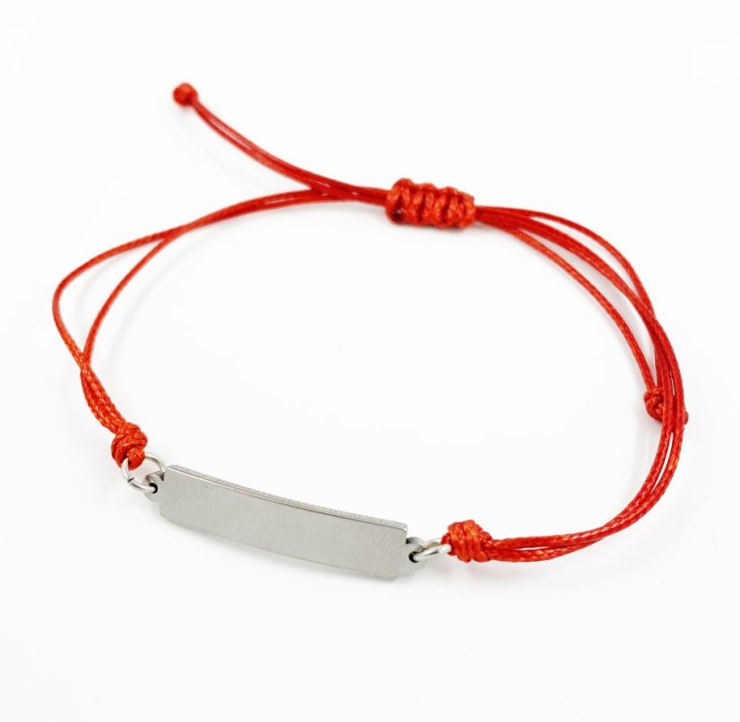 Karkötő nemesacél lemezzel - téglalap