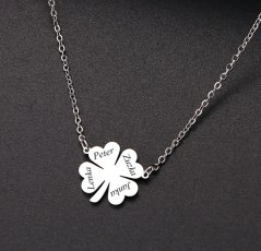 Prívesok štvorlístok s retiazkou