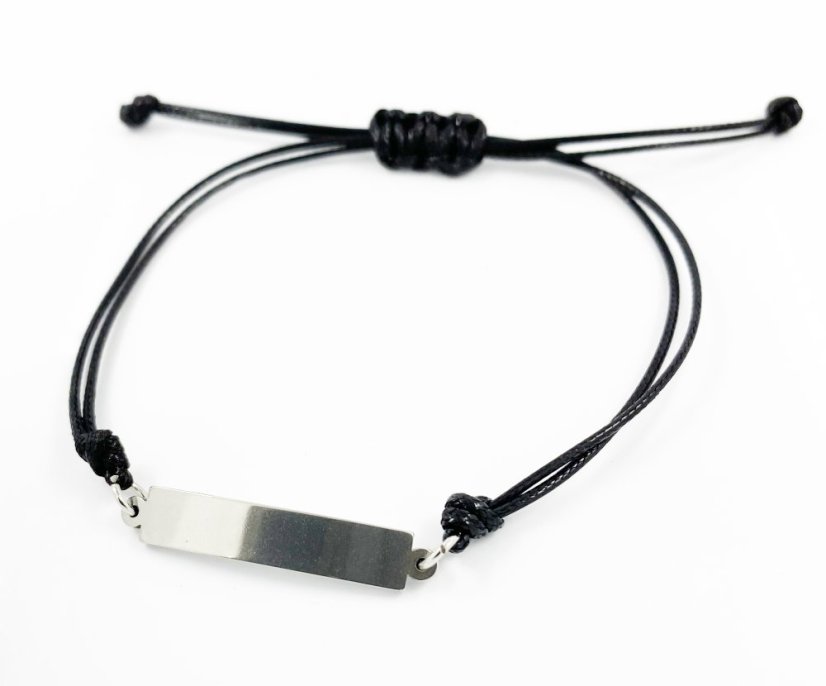 Karkötő nemesacél lemezzel - téglalap