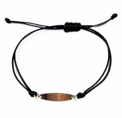 Karkötő nemesacél lemezzel - ovális