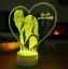 Gravírovaná LED lampa srdce