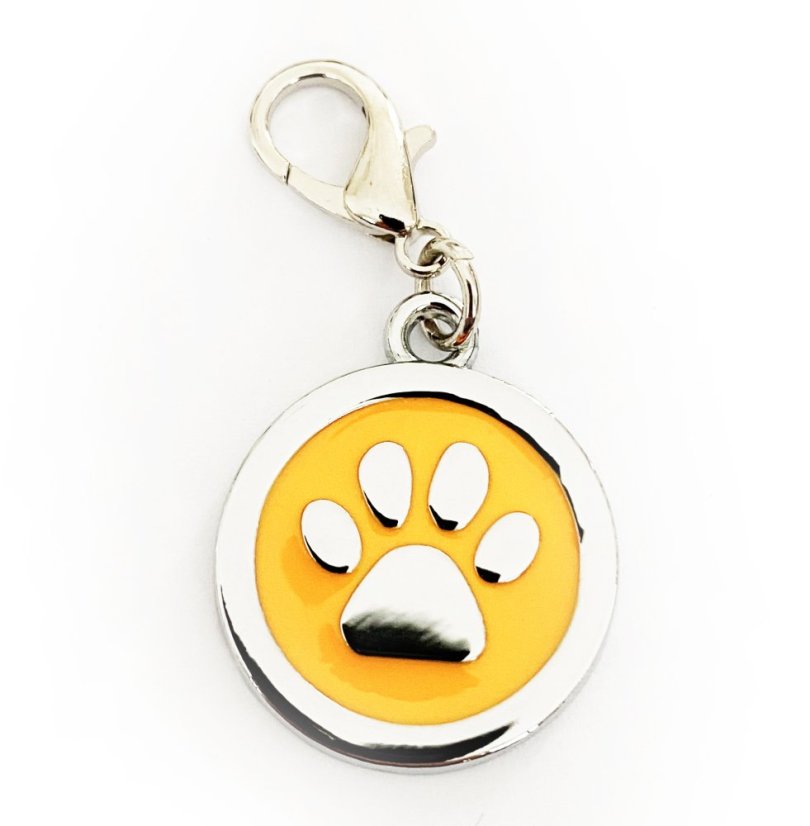 Prívesok pre psa s gravírovaním - labka