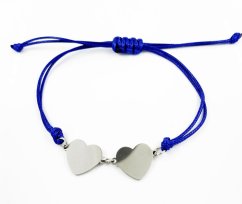 Náramok s volitelným počtom srdiečok