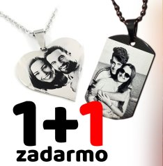 1+1  PRÍVESOK ZADARMO Z CHIRURGICKEJ OCELE S RETIAZKOU