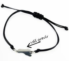 Náramok s oceľovou nožičkou