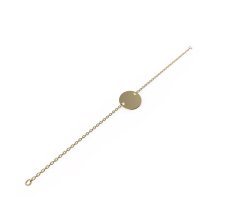 Zlatý náramok s kruhom